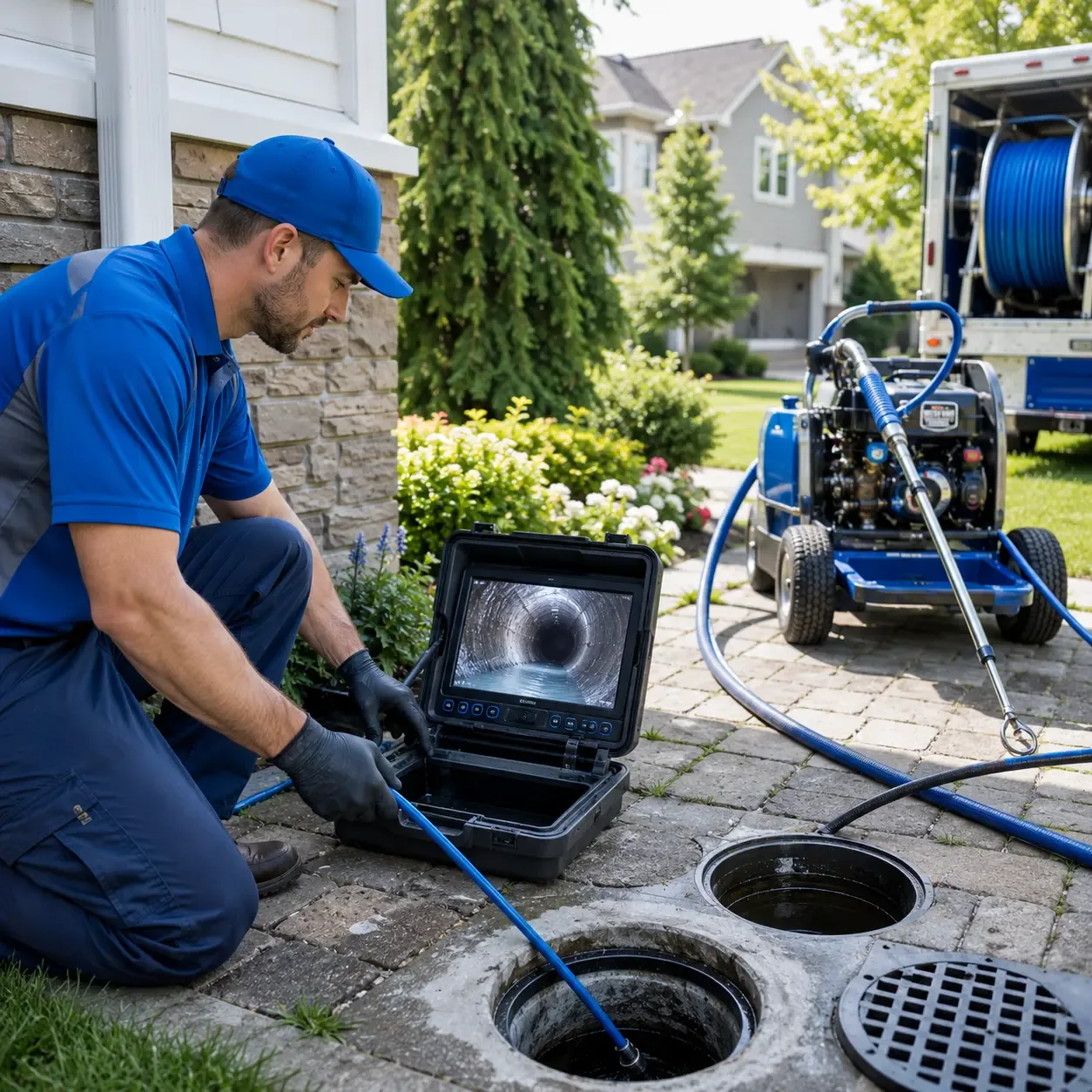 Outdoor drain cleaning professionals serving Bowmansville, NY